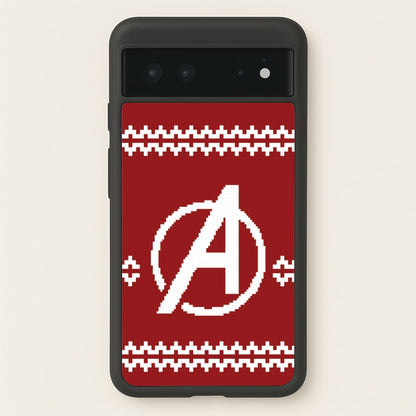 Superhero Team Red Christmas Jumper  Google Pixel 6 Case