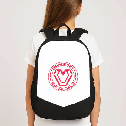 Metal Heart Riri School Bag