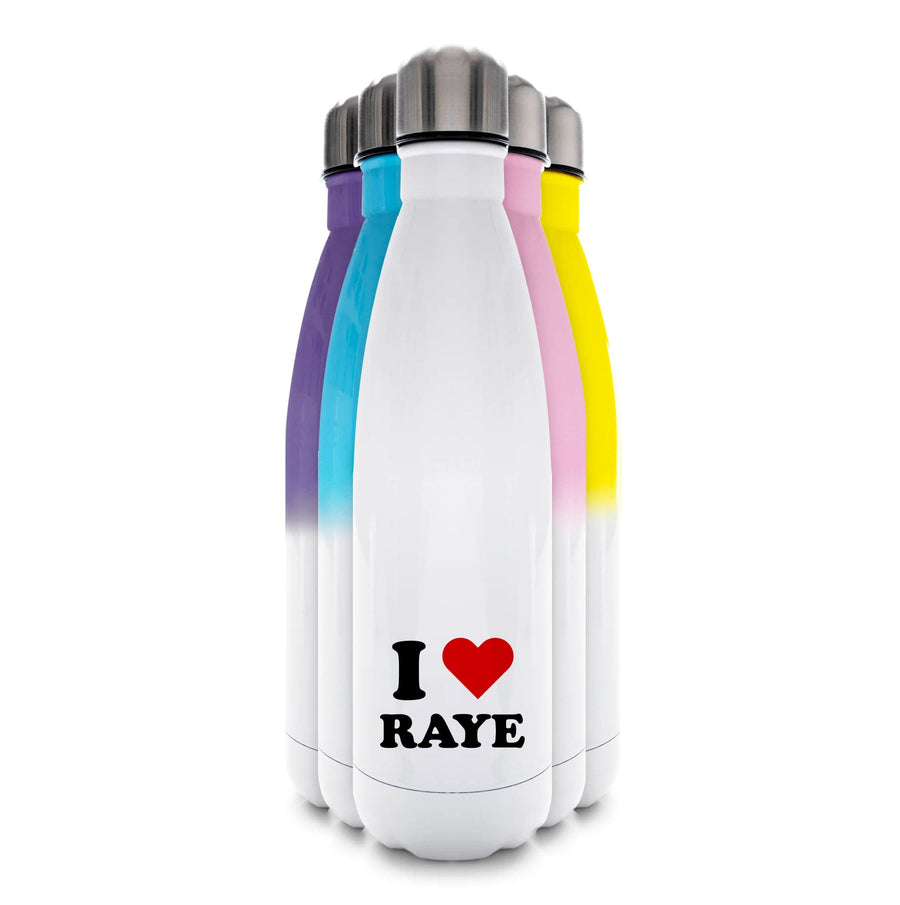 I Love Raye - Festival Water Bottle