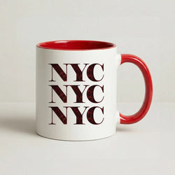 Fifth Avenue  Red Mug