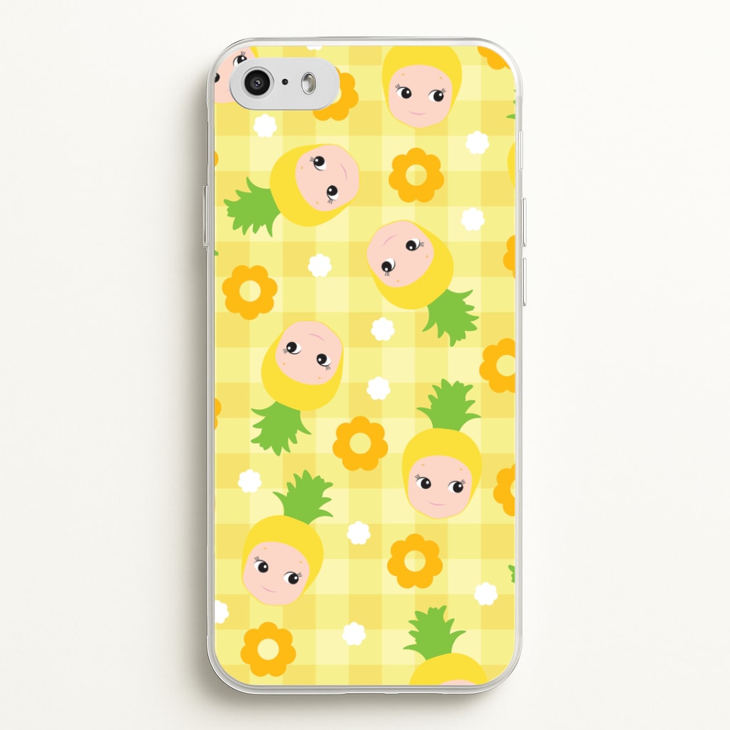 Pineapple Angel Pattern iPhone 5 / 5s / SE 2016 Case