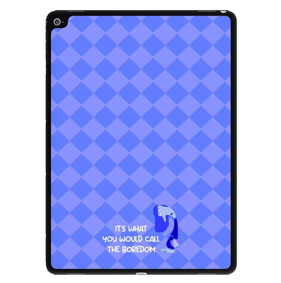 It's What You Would Call The Boredom - Inside Out iPad Case