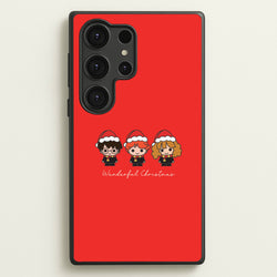 Wizards With Christmas Hats Galaxy S25 Ultra Case