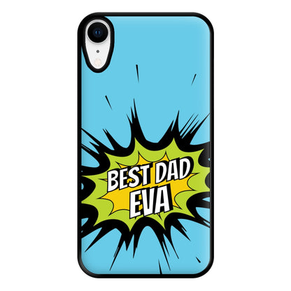 Comic Book Best Dad Eva iPhone XR Case