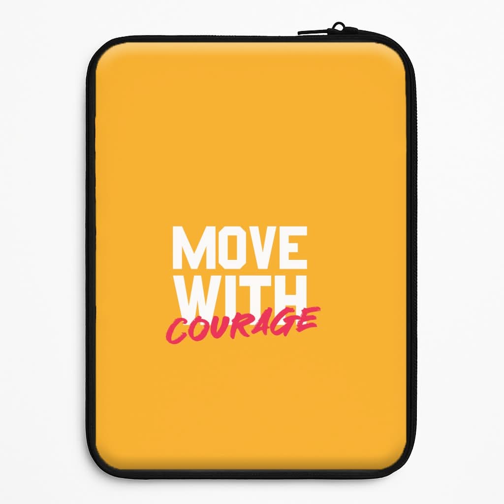 Move With Courage Laptop Sleeve