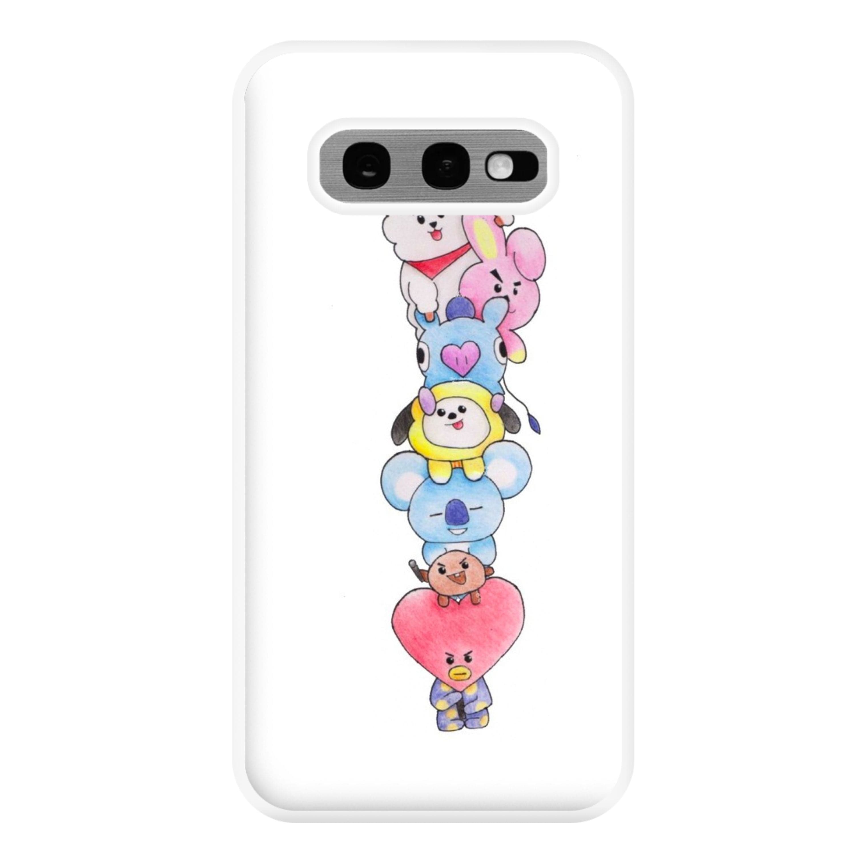 K-Pop Band BT21 Drawing Phone Case