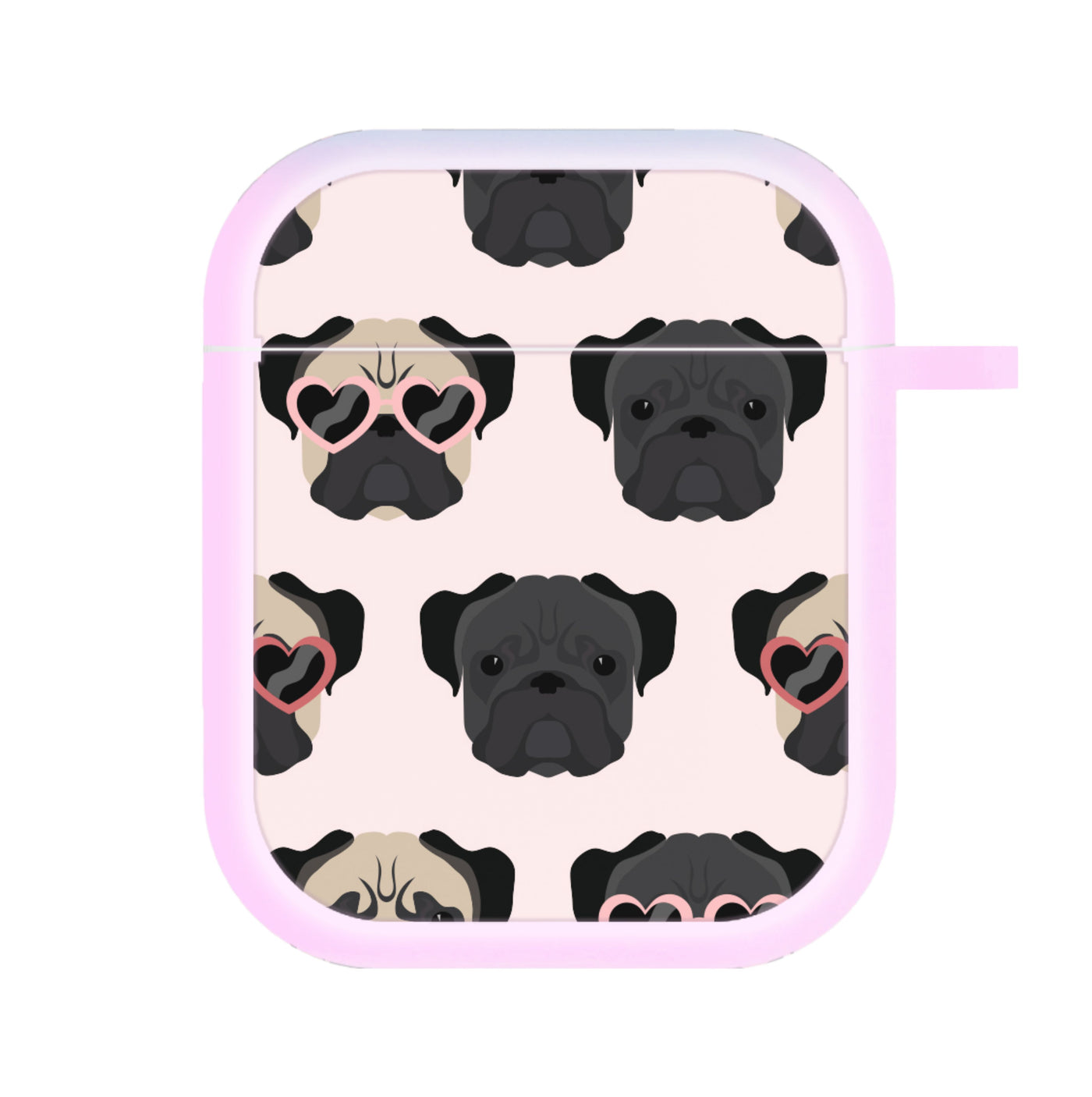 Sunny Pug Life - Dog Pattern AirPods Case