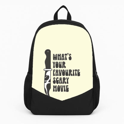 What's Your Favourite Scary Movie Trippy Backpack