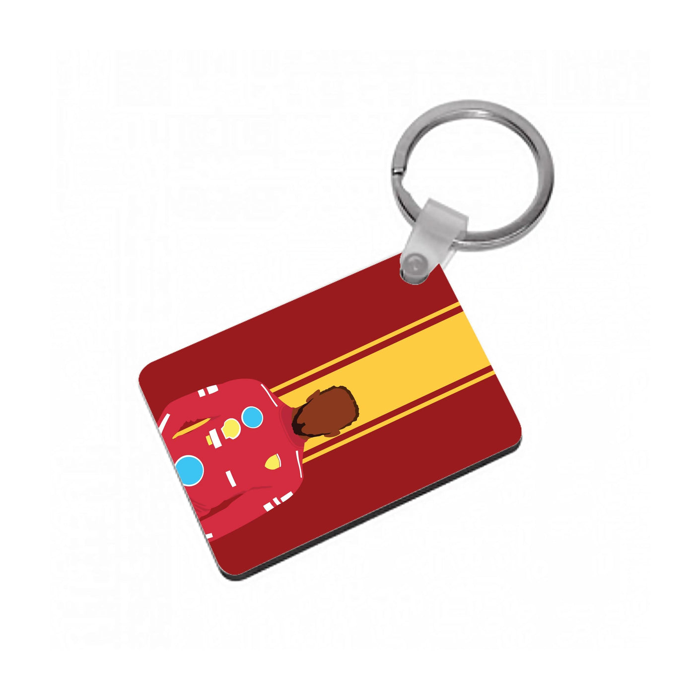 Hamilton In Red Keyring