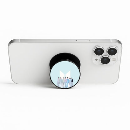 K-Pop Band Tour Pastel Blue Phone Stand