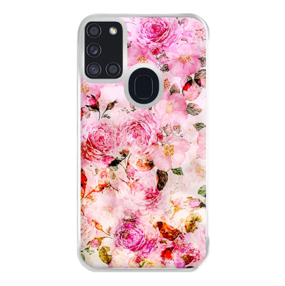 Pretty Pink Chic Floral Pattern Phone Case