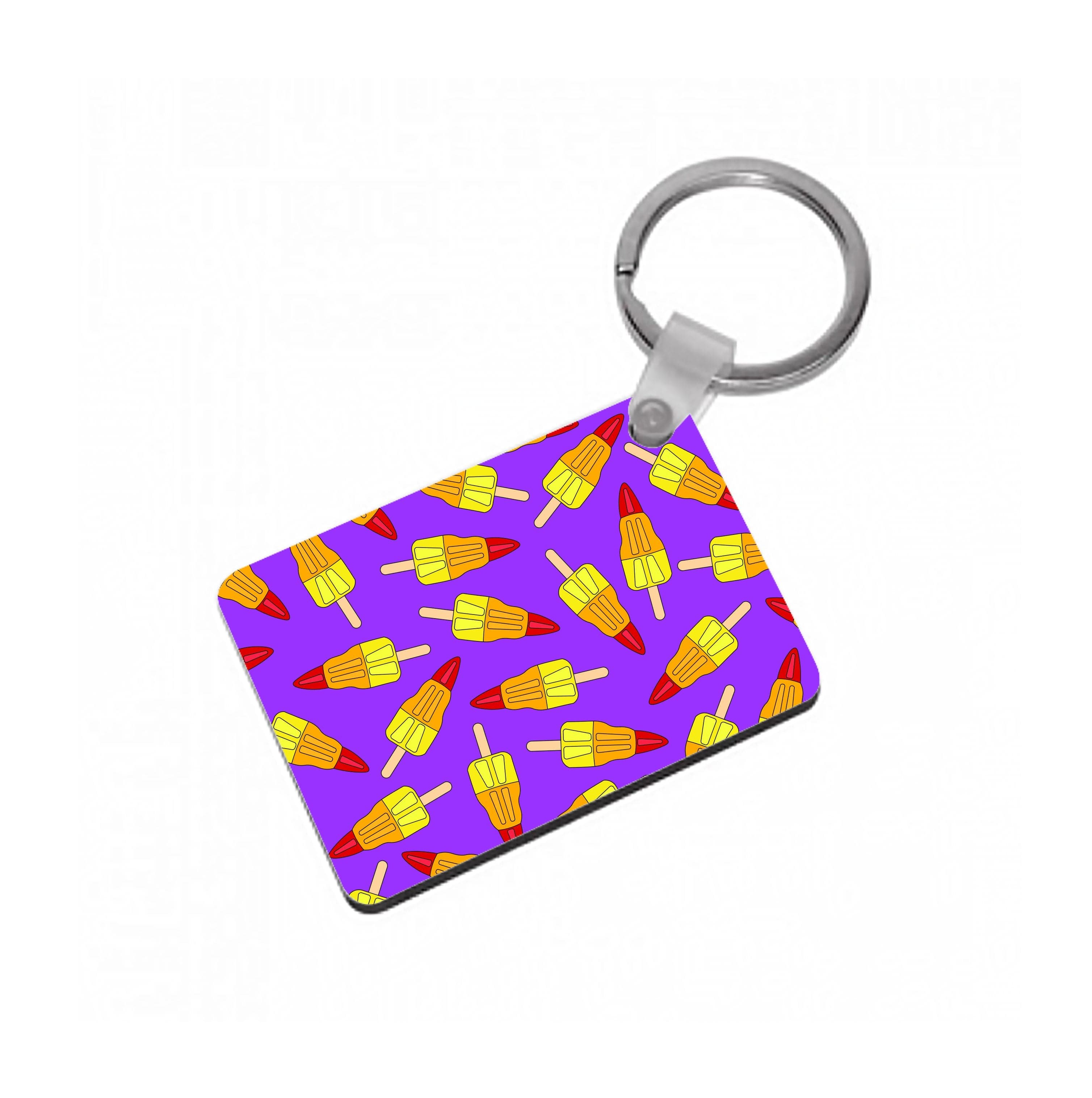 Rockets - Ice Cream Patterns Keyring