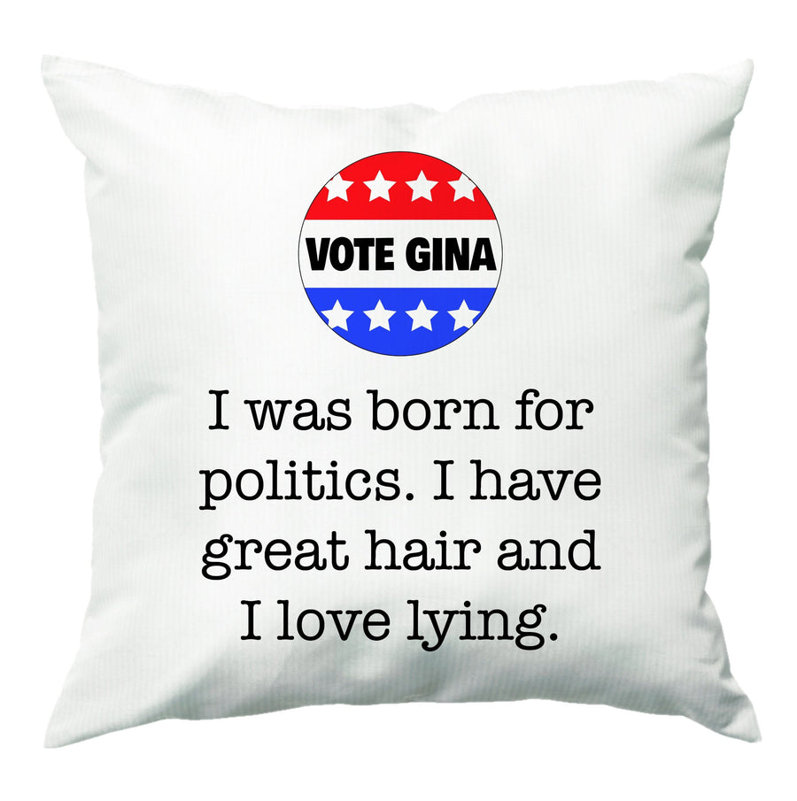 Vote Gina - Brooklyn Nine-Nine Cushion