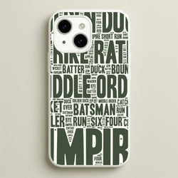 Cricket Wordscape iPhone 14 Plus Case