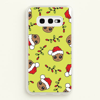 Christmas Tree Hero Pattern Galaxy S10e Case