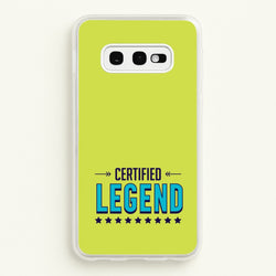 Certified Legend Galaxy S10e Case