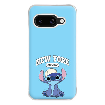 New York Blue Alien Google Pixel 9a Case