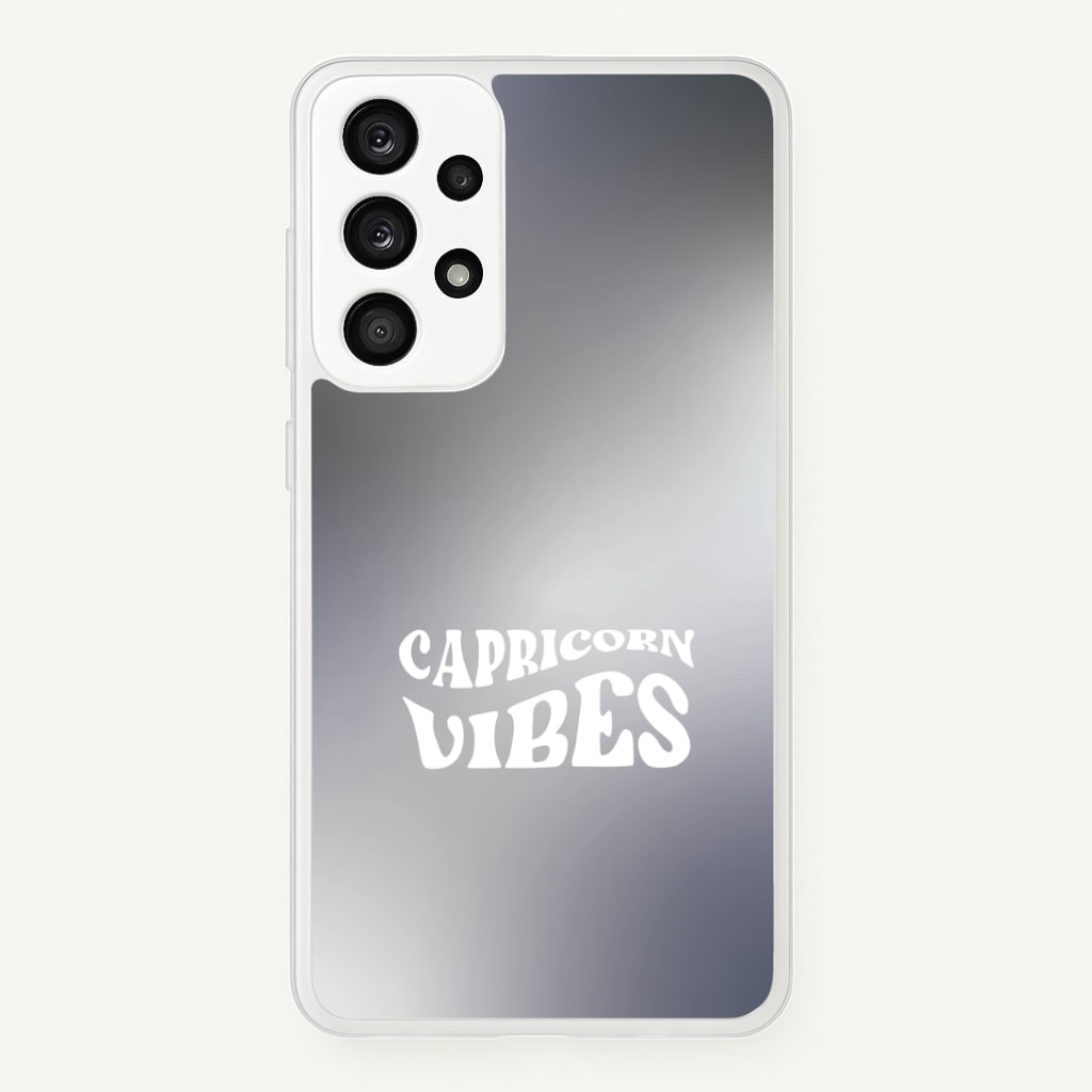 Capricorn Vibes Gradient Zodiac Galaxy A33 Case