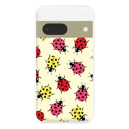  Ladybugs With Flower Spots Pattern Google Pixel 7a Case