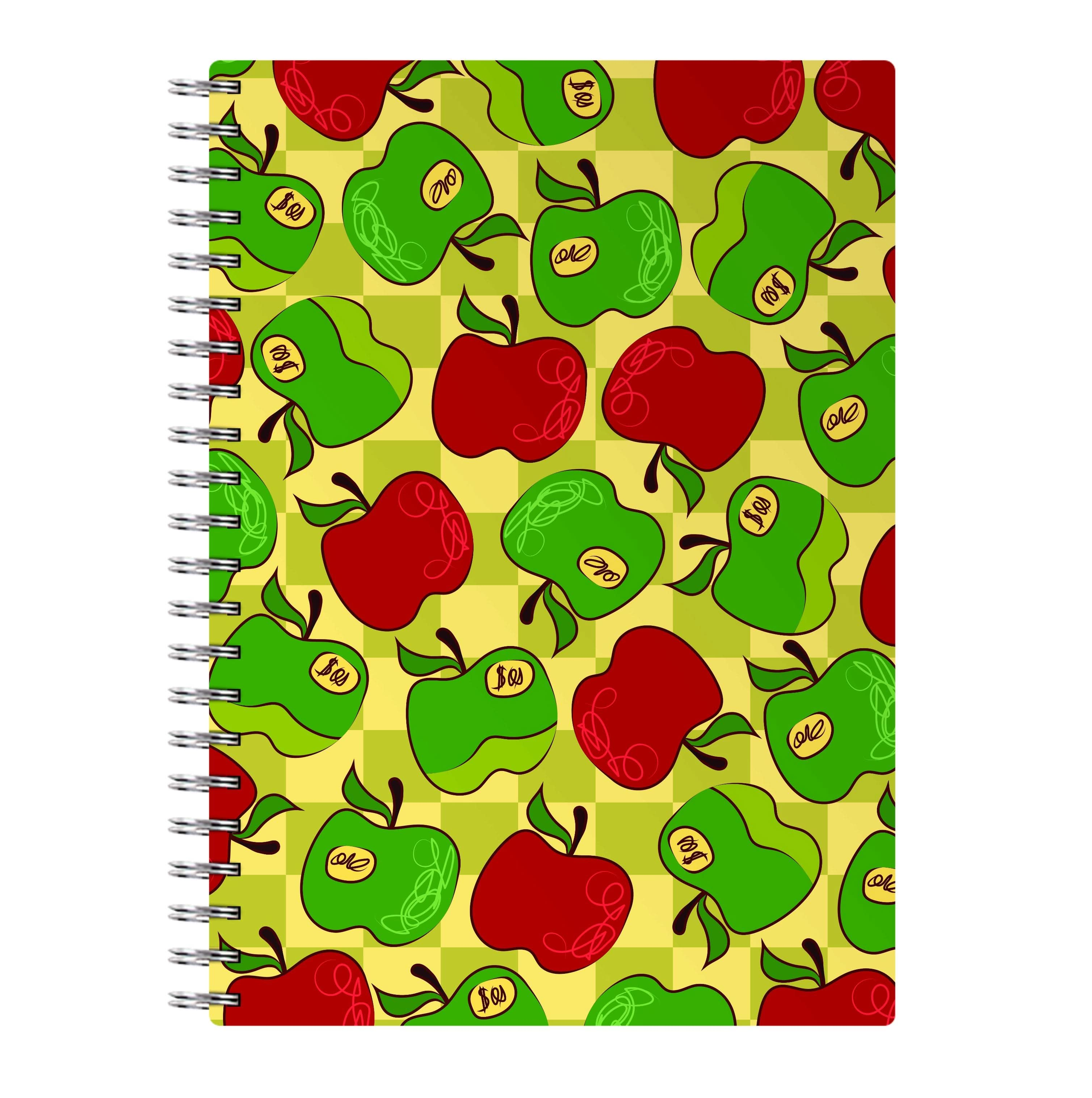 Artsy Apples Pattern Notebook