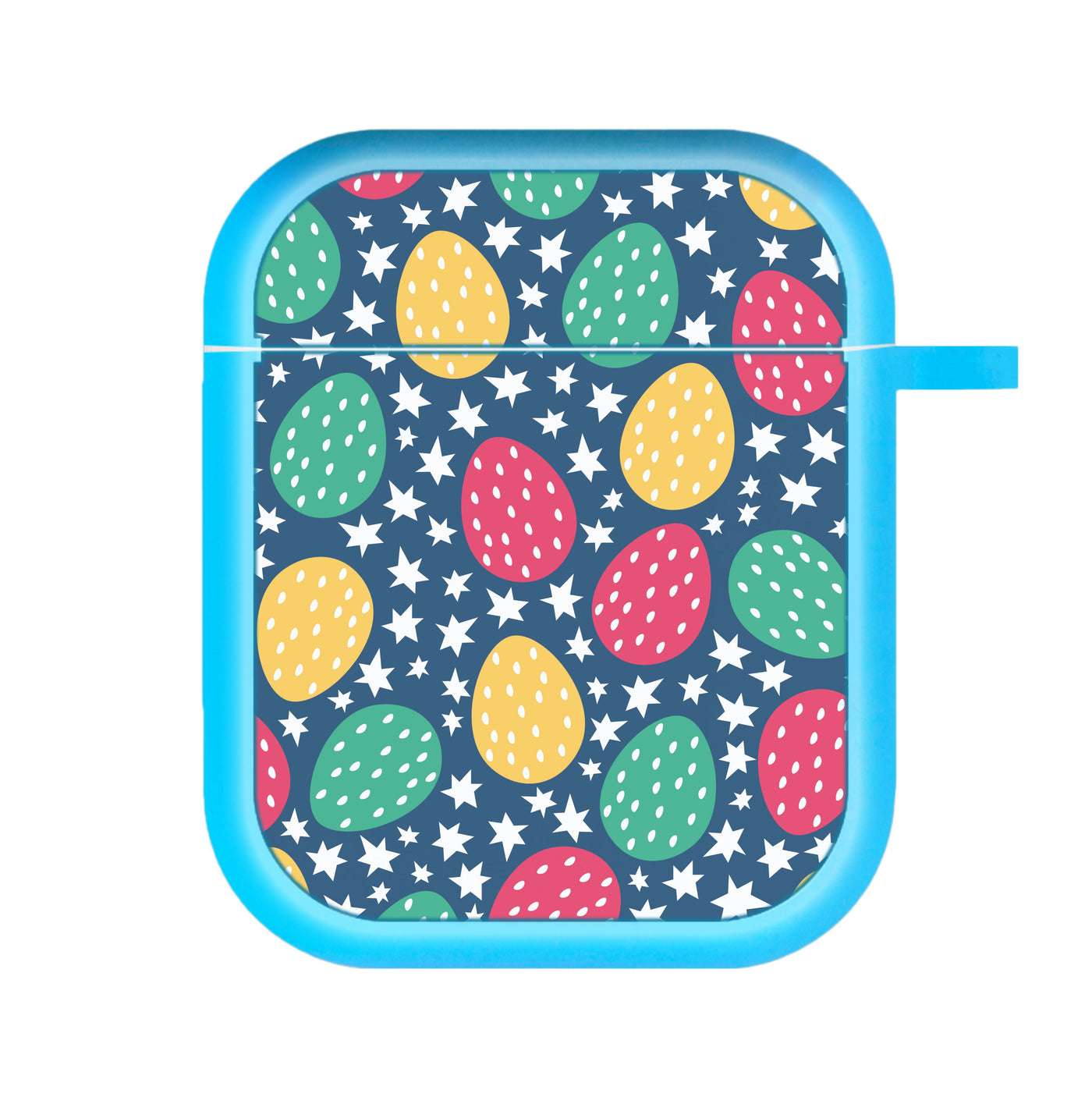 Blue Easter Eggs - Easter Patterns AirPods Case