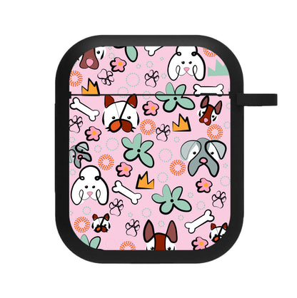 Bones and dogs - Dog Patterns AirPods Case