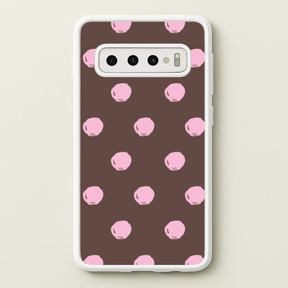Chocolate & Strawberry Buttons Galaxy S10 Case