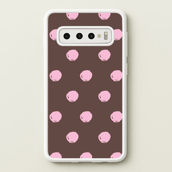 Chocolate & Strawberry Buttons Galaxy S10 Case
