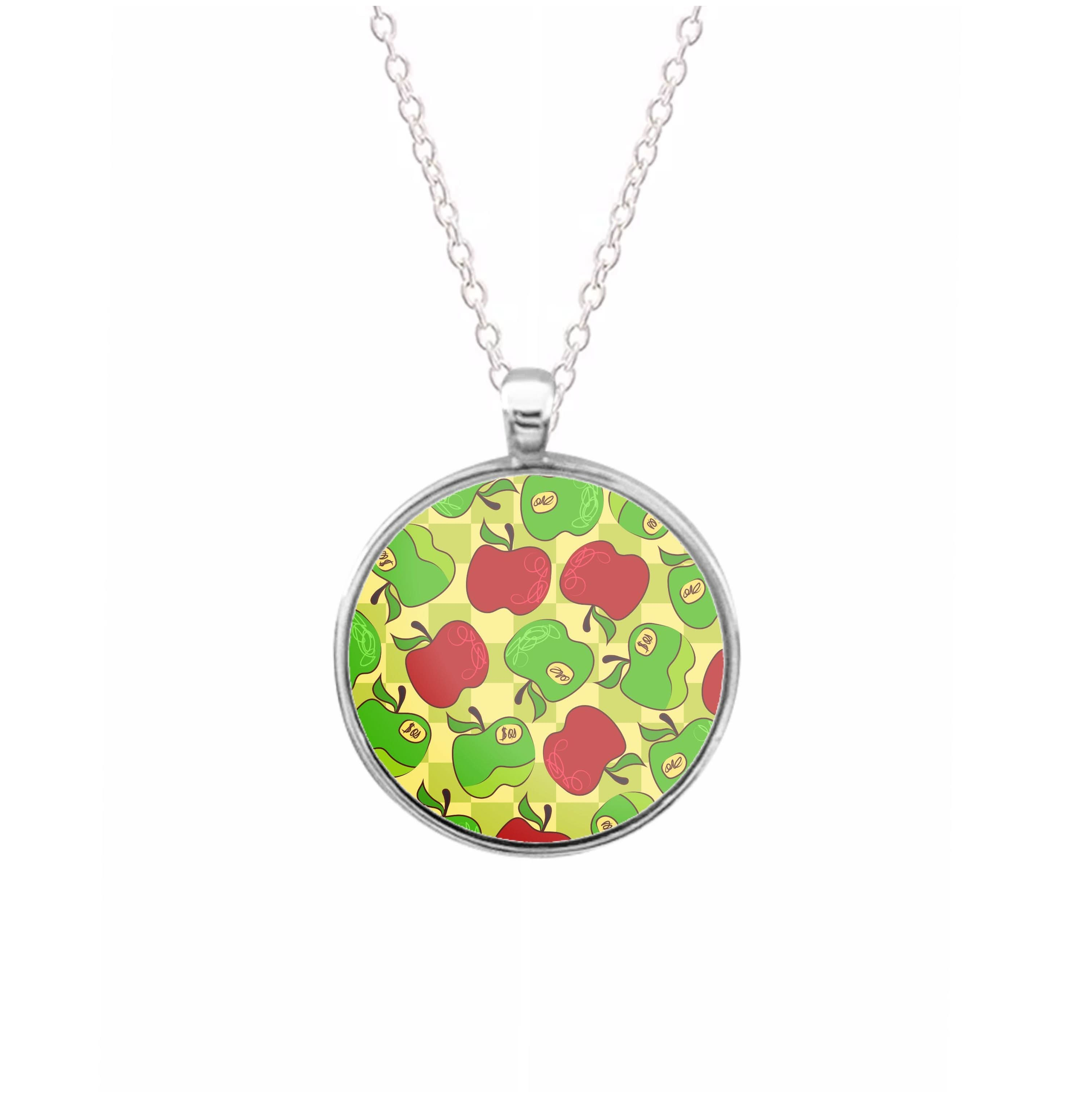 Artsy Apples Pattern Necklace