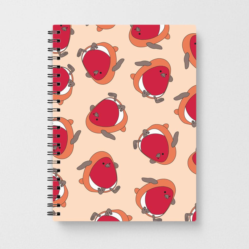 Christmas Robin Plush Pattern Notebook