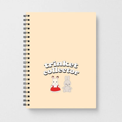 Trinket Collector Biege Notebook