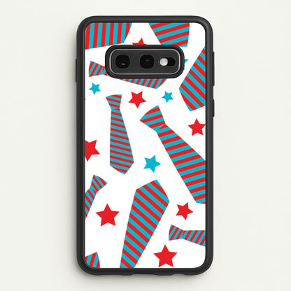 Tie And Stars Pattern Galaxy S10e Case