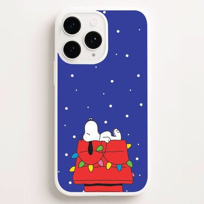 Cartoon Beagle Fairylights Phone Case for Apple iPhone, Samsung Galaxy, Huawei and Google Pixel