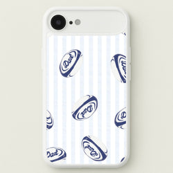 Dad Rugby Ball Pattern iPhone 17 Air Case
