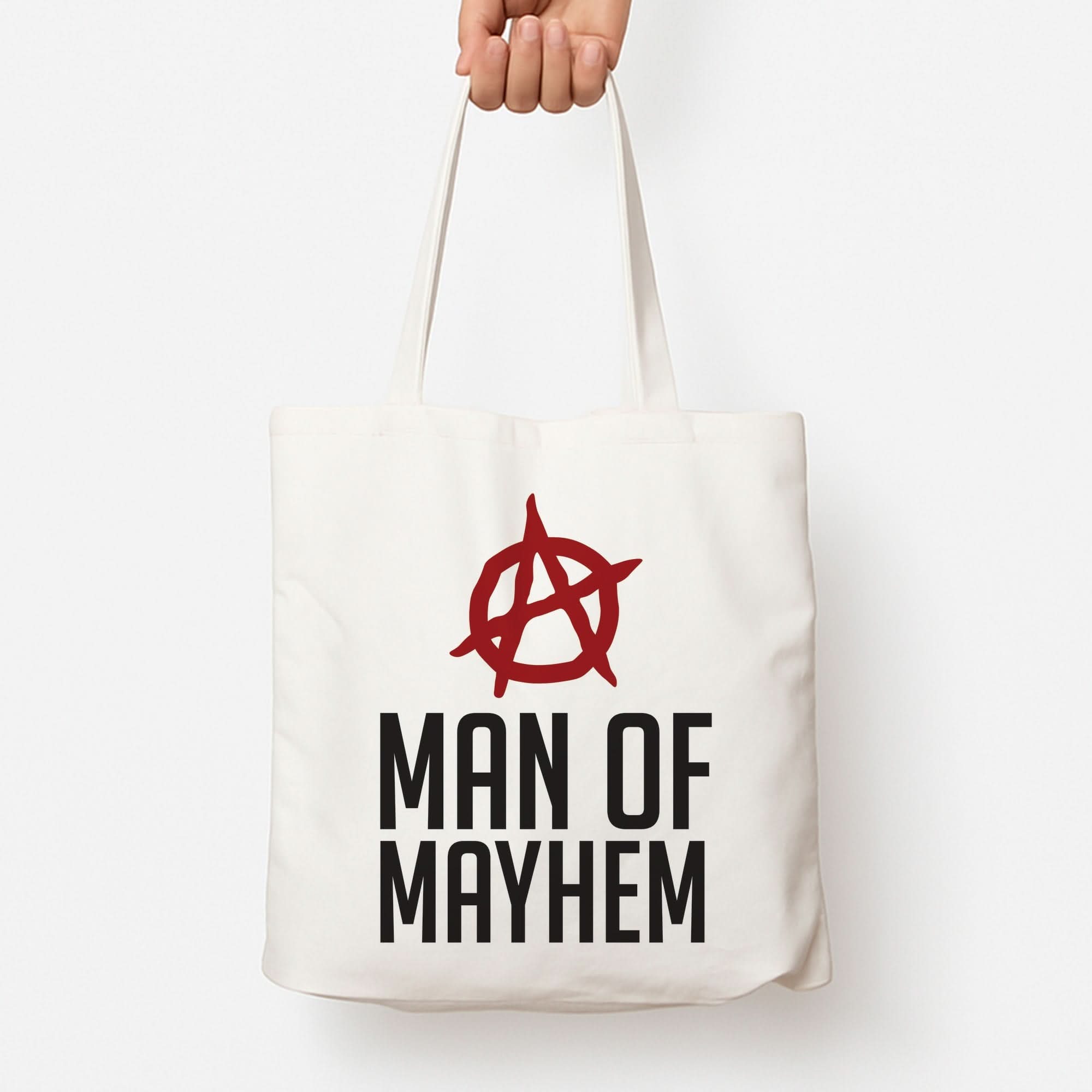 Man Of Mayhem Tote Bag