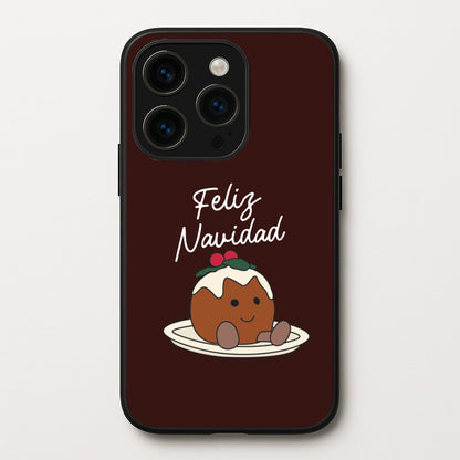 Christmas Pudding Plush iPhone 15 Pro Case