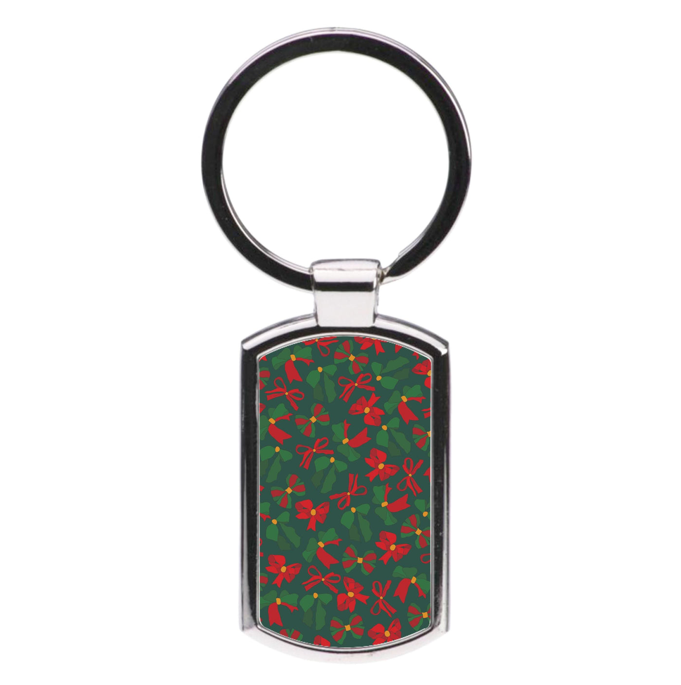 Green And Red Pattern Luxury Keyring