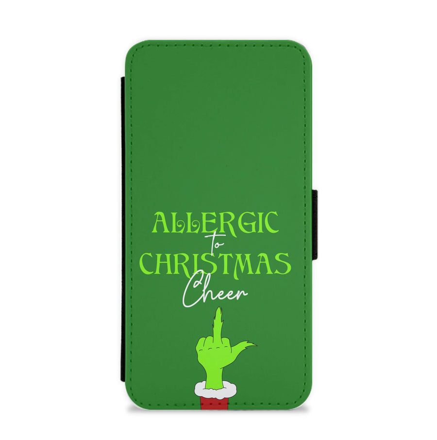 Allergic To Christmas Cheer Flip / Wallet Phone Case