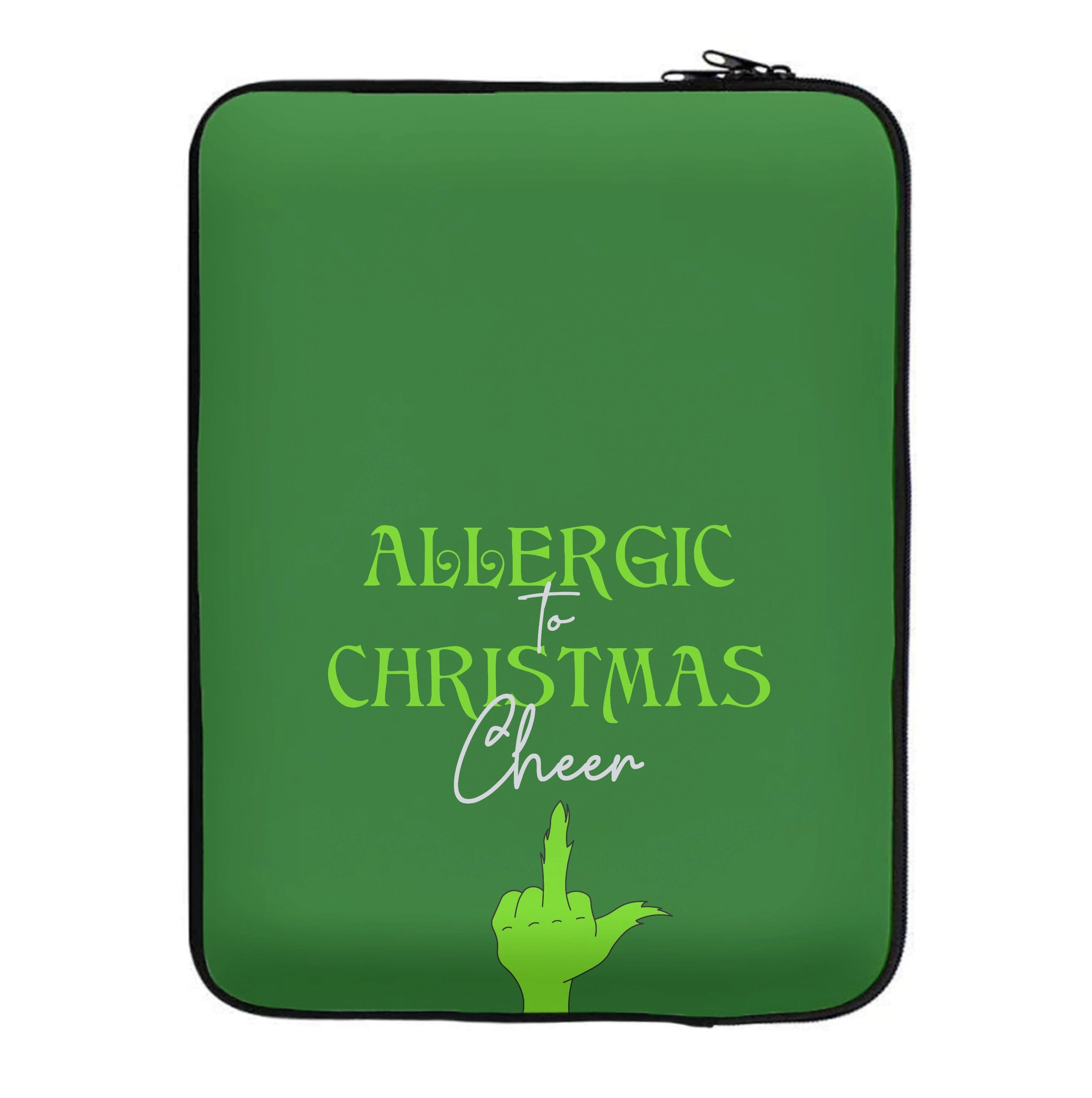 Allergic To Christmas Cheer Laptop Sleeve