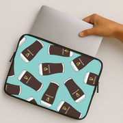 Stout Pint Pattern Laptop Sleeve 2