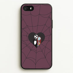 J And S Cobweb Heart iPhone 5 / 5s / SE 2016 Case
