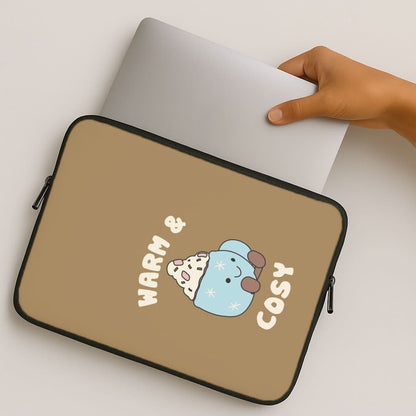 Hot Cocoa Plush Quote MacBook Cover