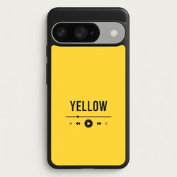 Yellow Music Player Google Pixel 10 / 10 Pro Case