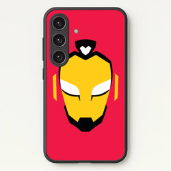 Metal Heart Hero Face Galaxy S25 Case