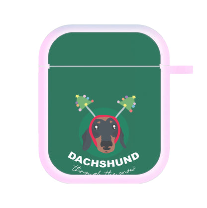 Dachshund Through The Snow AirPods Case