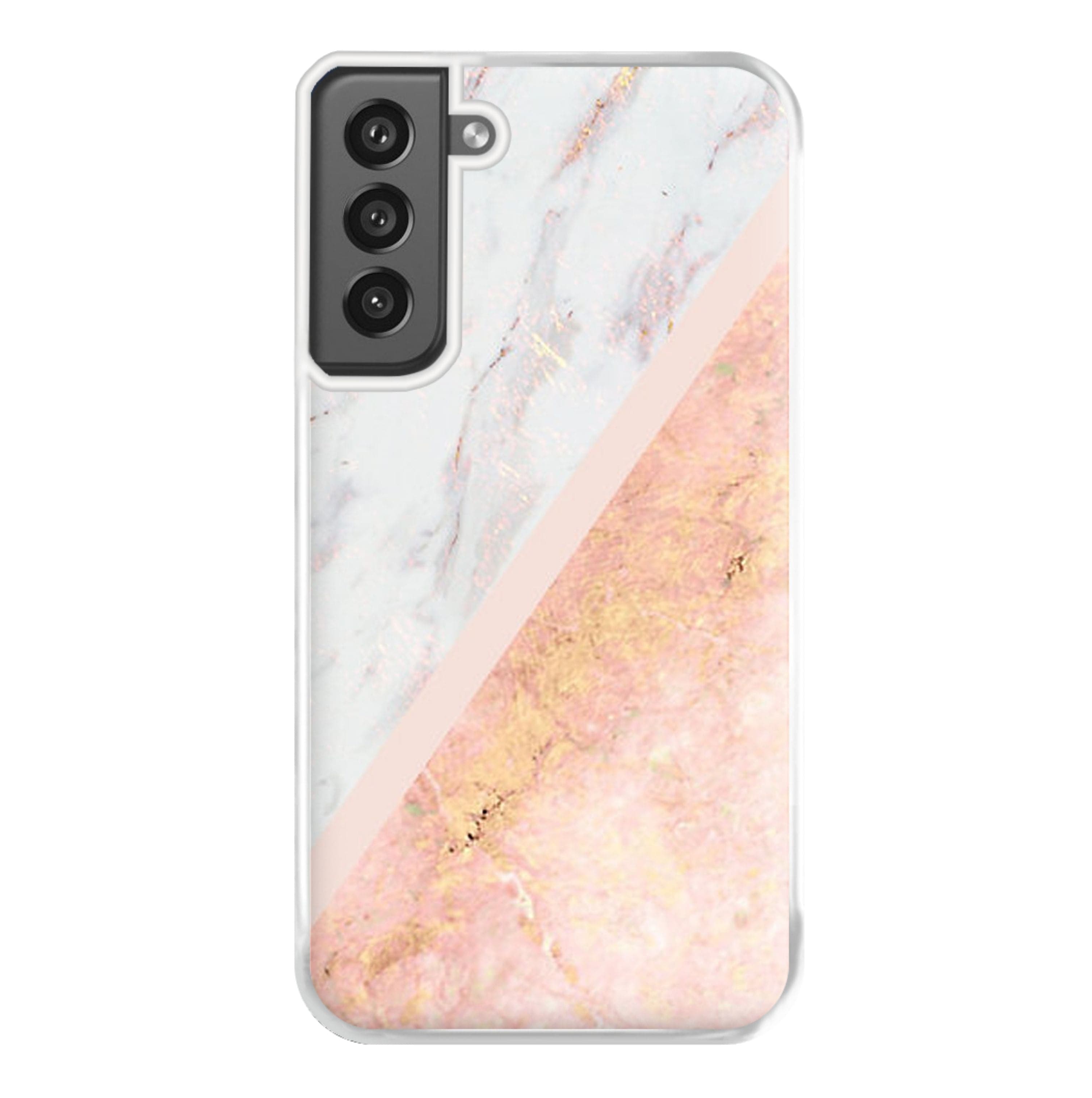 Marble and Rose Gold Phone Case