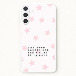 Pretty Sad Letter Beads Galaxy A17 Case