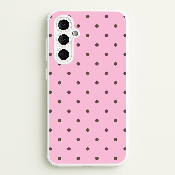 Strawberry Polka Dots Galaxy A14 Case