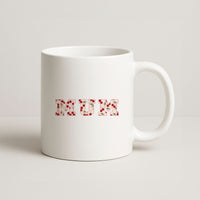 Floral Varsity Mum Mug