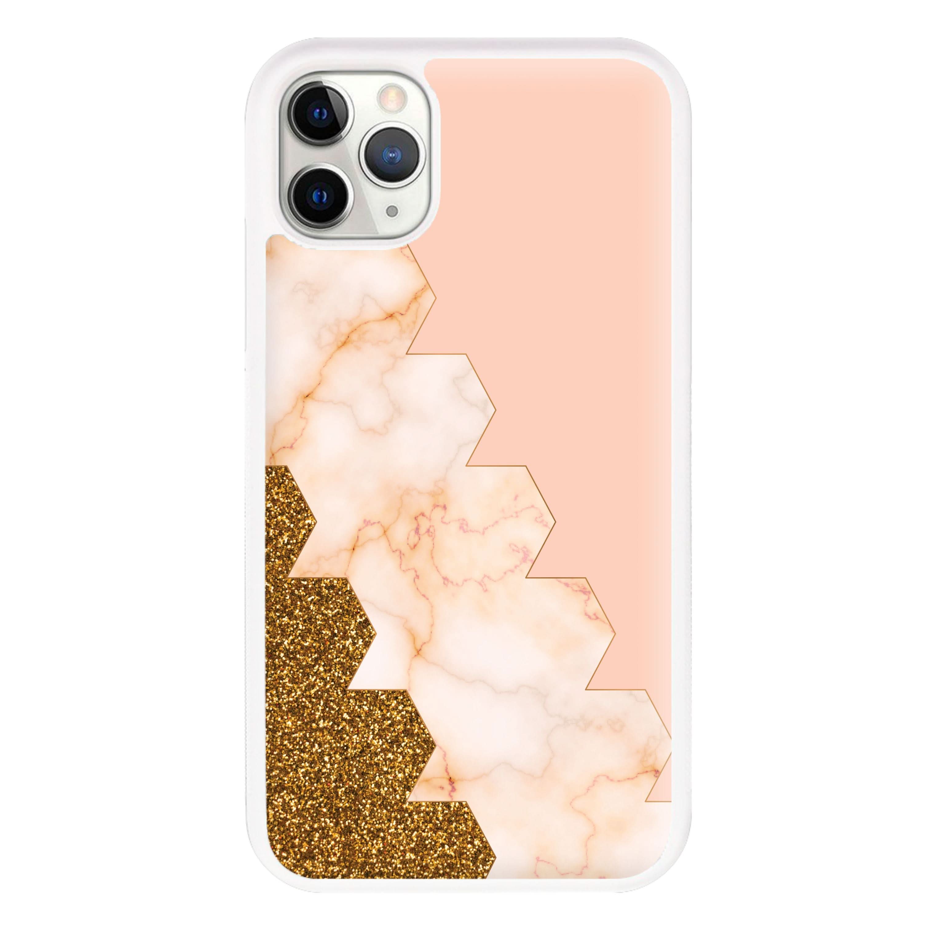 Glitter And Marble Geometric  Phone Case
